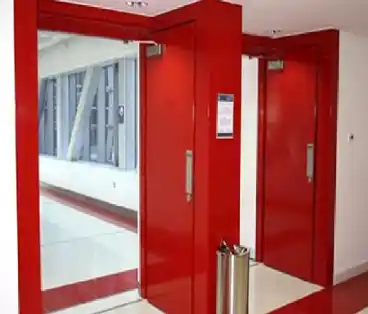 Glazed Metal Fire Rated Door